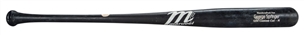 2015 George Springer Game Used Marcucci GS4 Custom Model Bat (PSA/DNA)